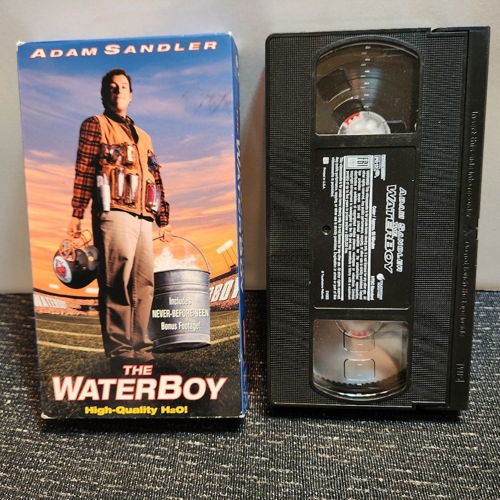 🖤 The Waterboy VHS Tape Comdy Adam Sandler